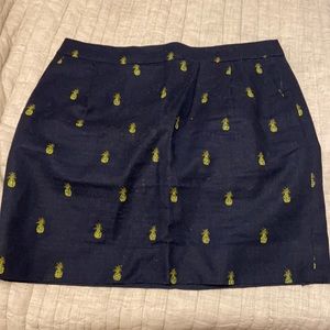 J.Crew Pineapple Mini Skirt -Sz 6